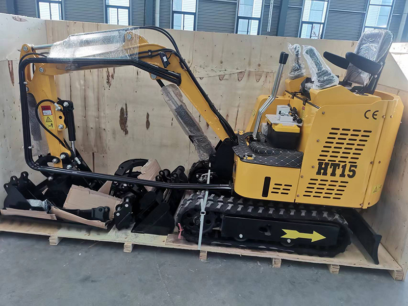 MG15 mini excavator exported to Russia
