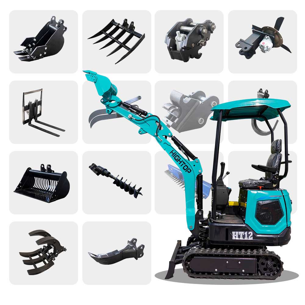 MG12 1200kg Mini Excavator