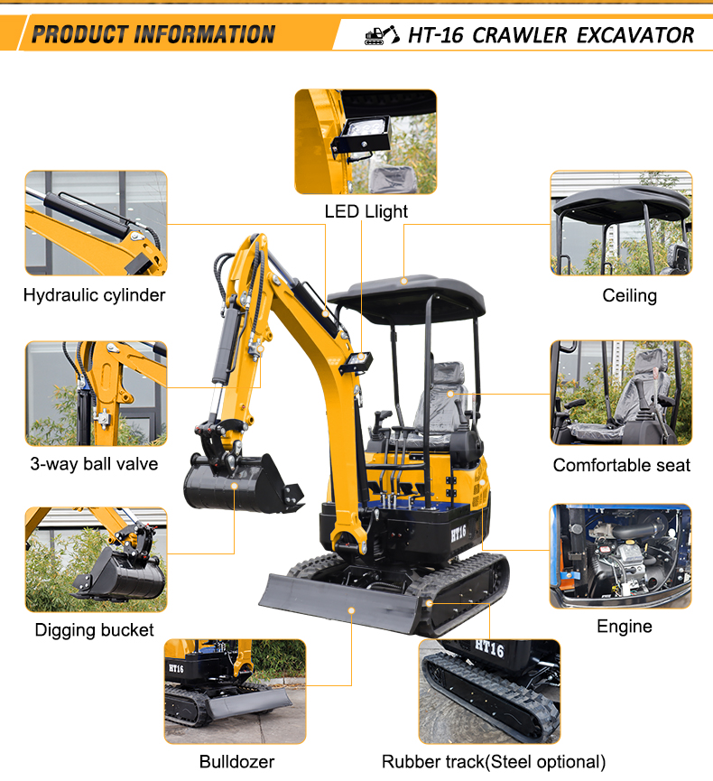  HT-16 Mini Excavator