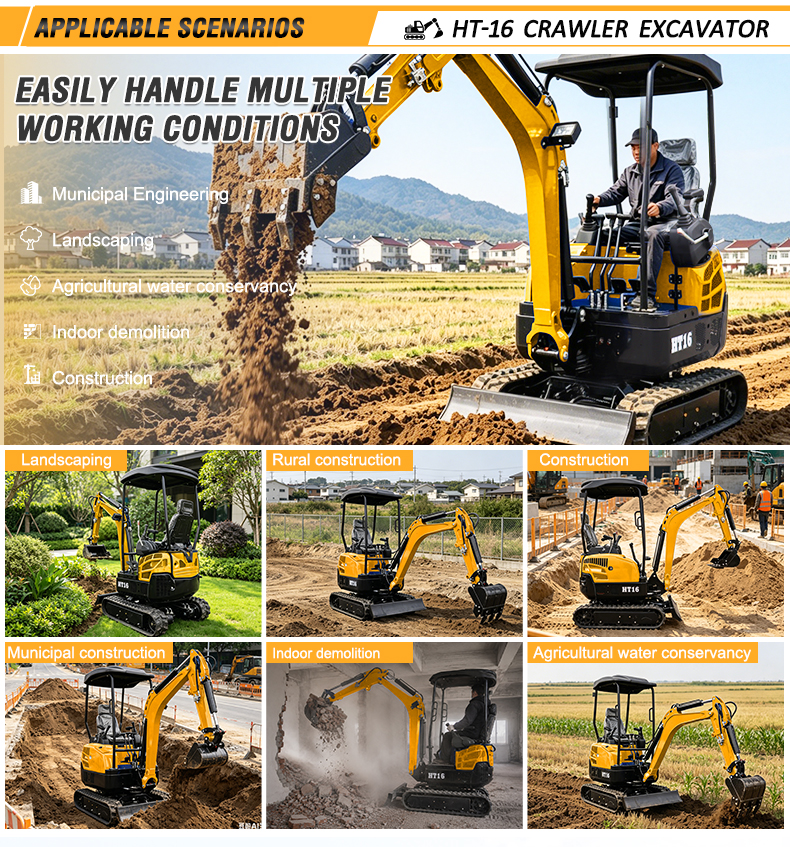  HT-16 Mini Excavator