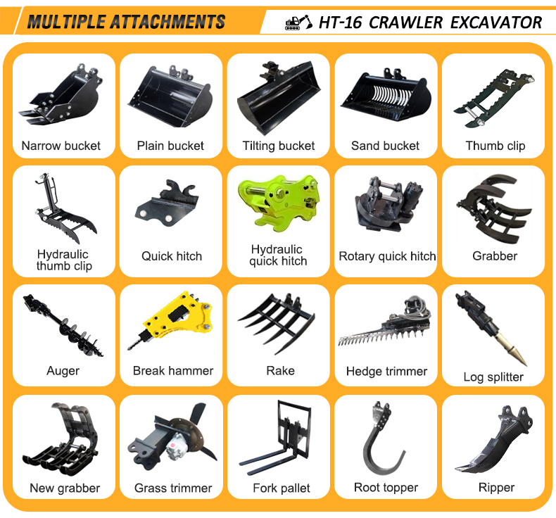  HT-16 Mini Excavator