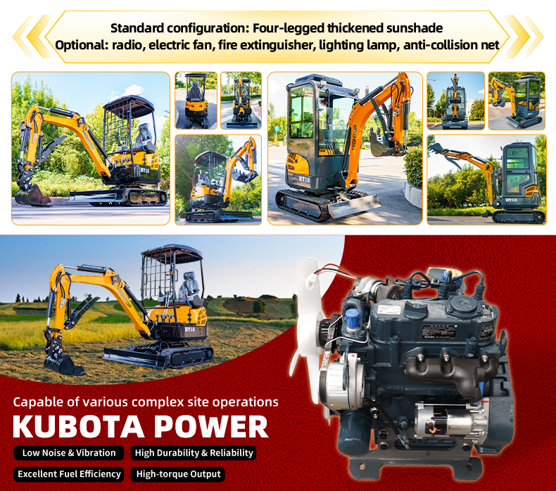  HT‑18 Mini Excavator