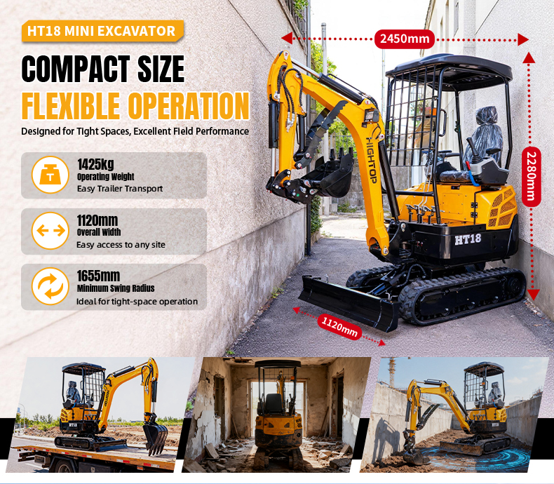  HT‑18 Mini Excavator
