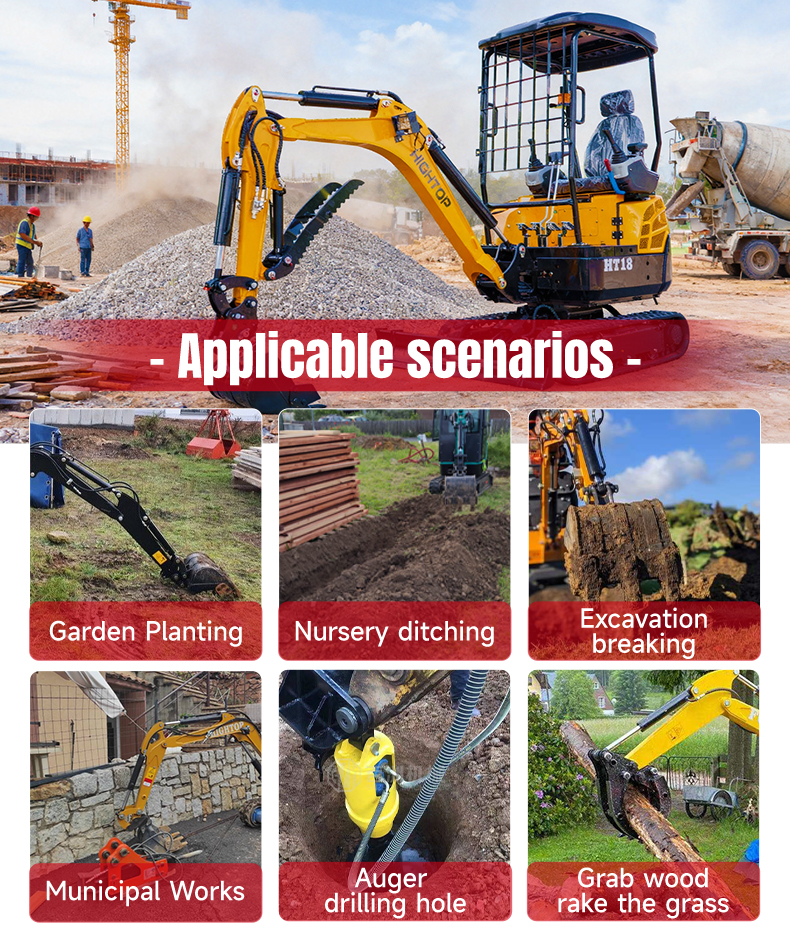 HT‑18 Mini Excavator