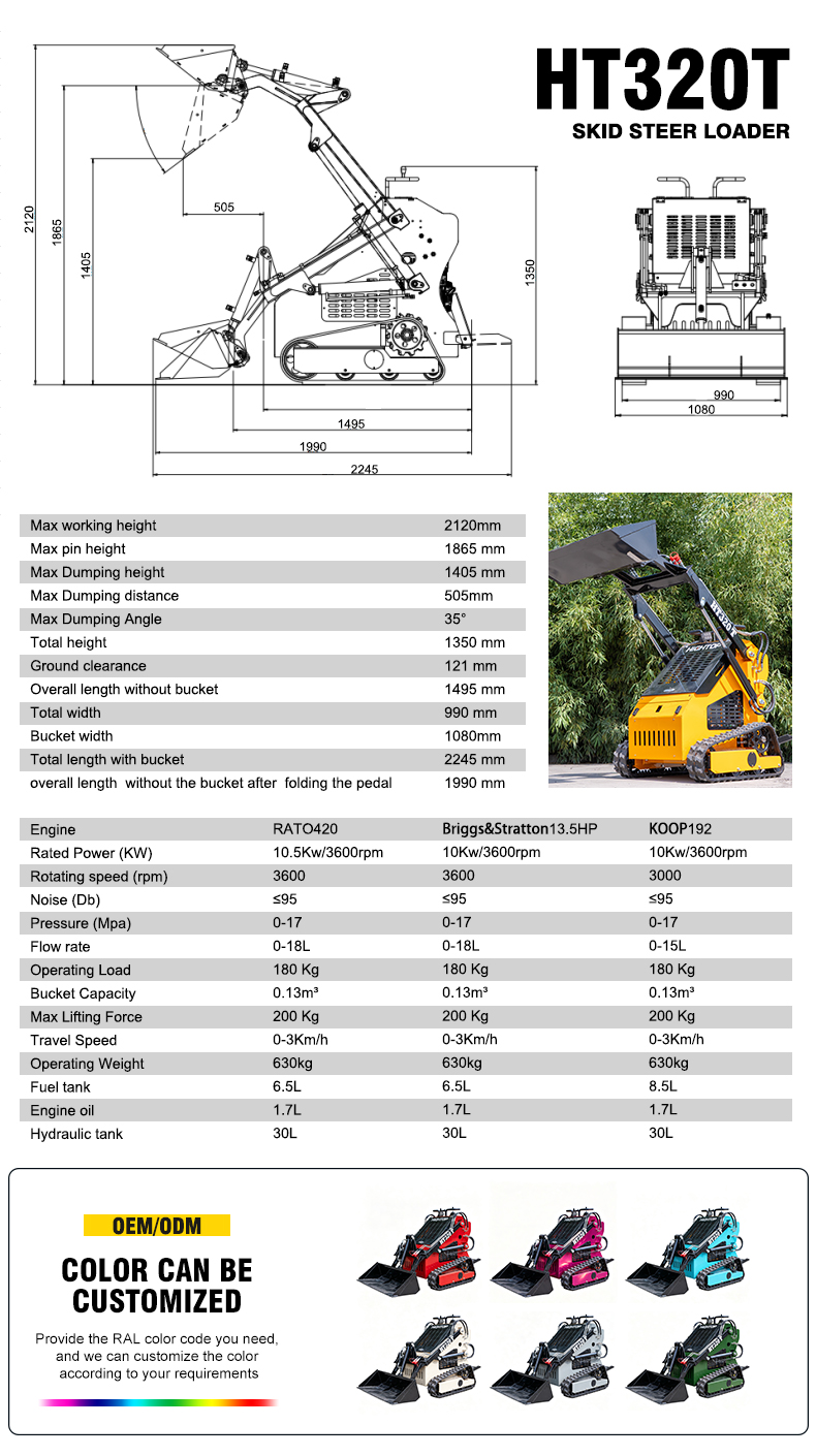  HT320T Skid-Steer Loader 