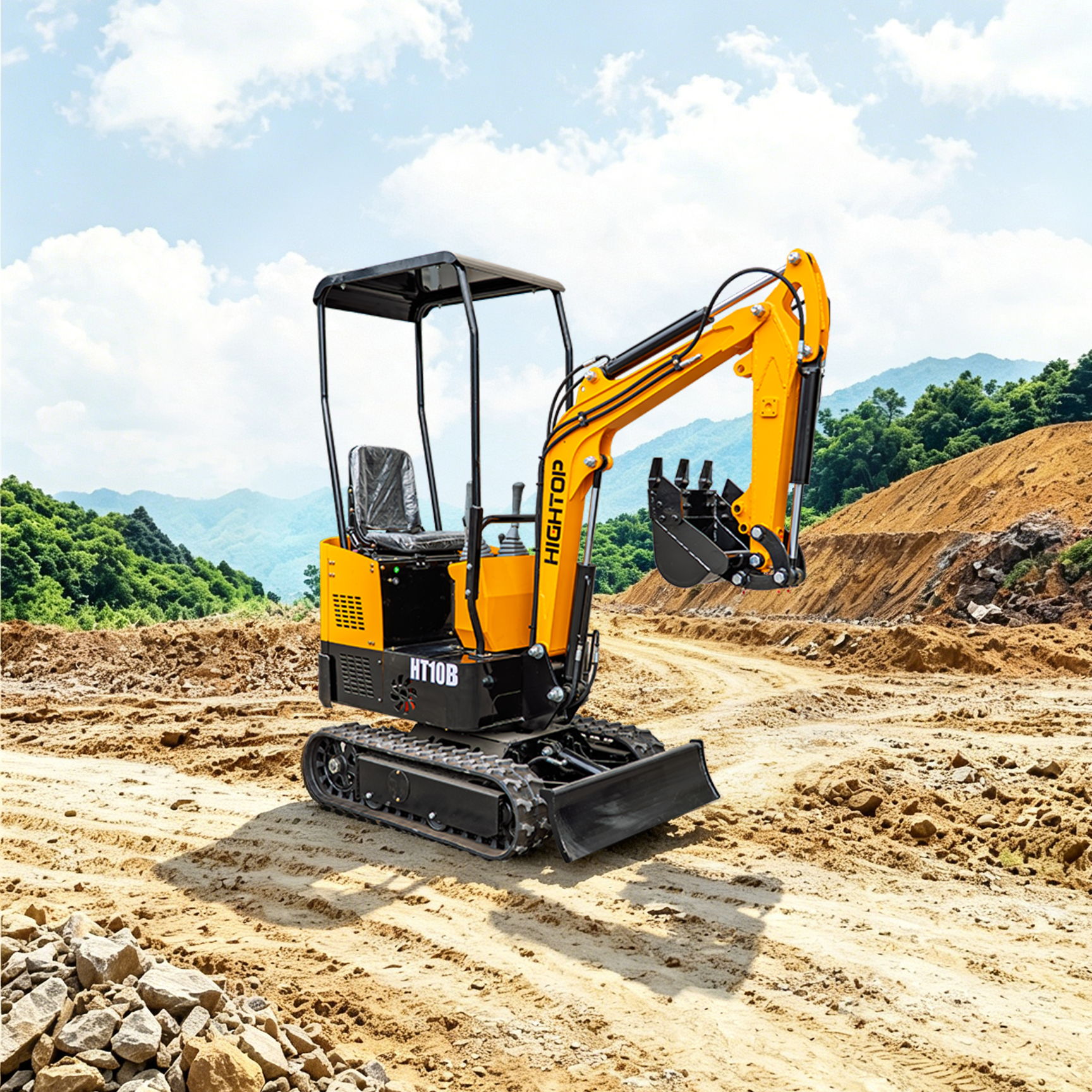 HT10B 1-ton Mini Excavator