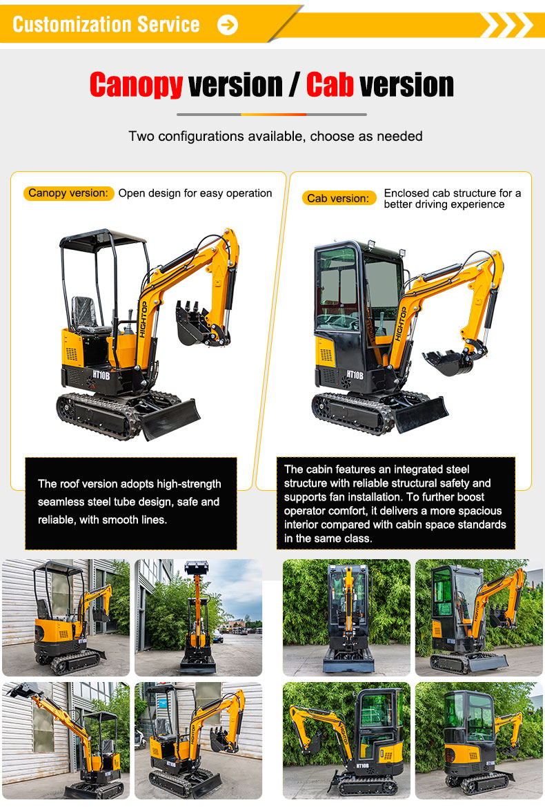  HT10B 1-ton Mini Excavator