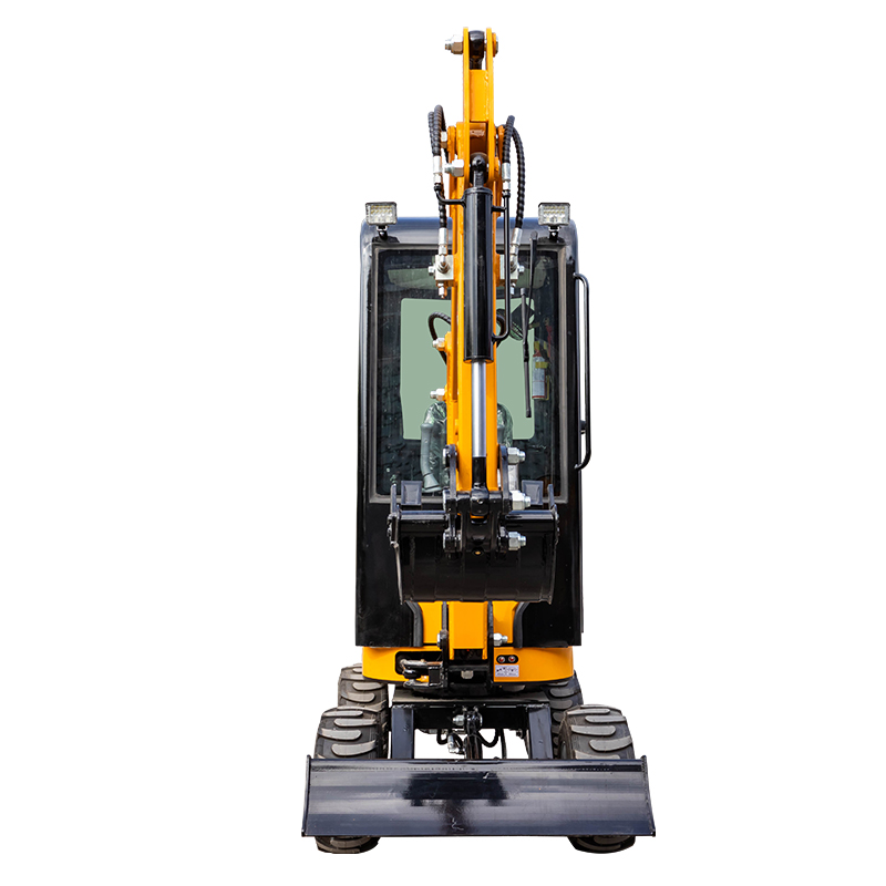 1 Ton HT-10W CE Certified Wheeled Mini Excavator 