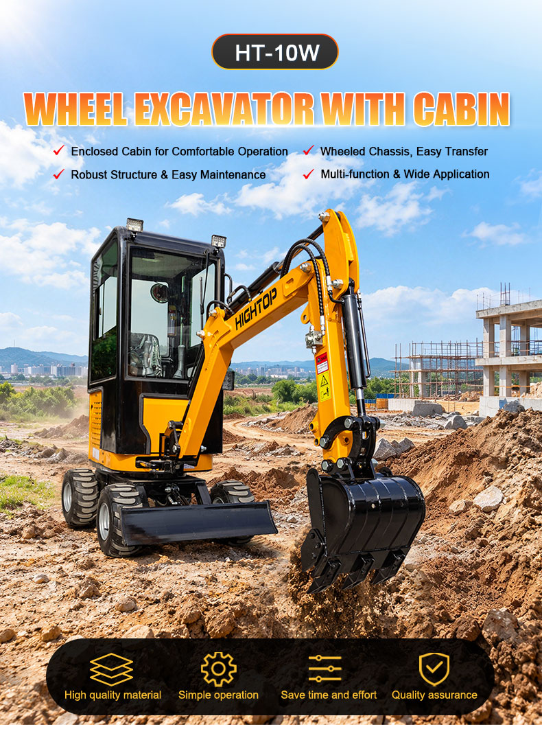 HT-10W Mini Excavator