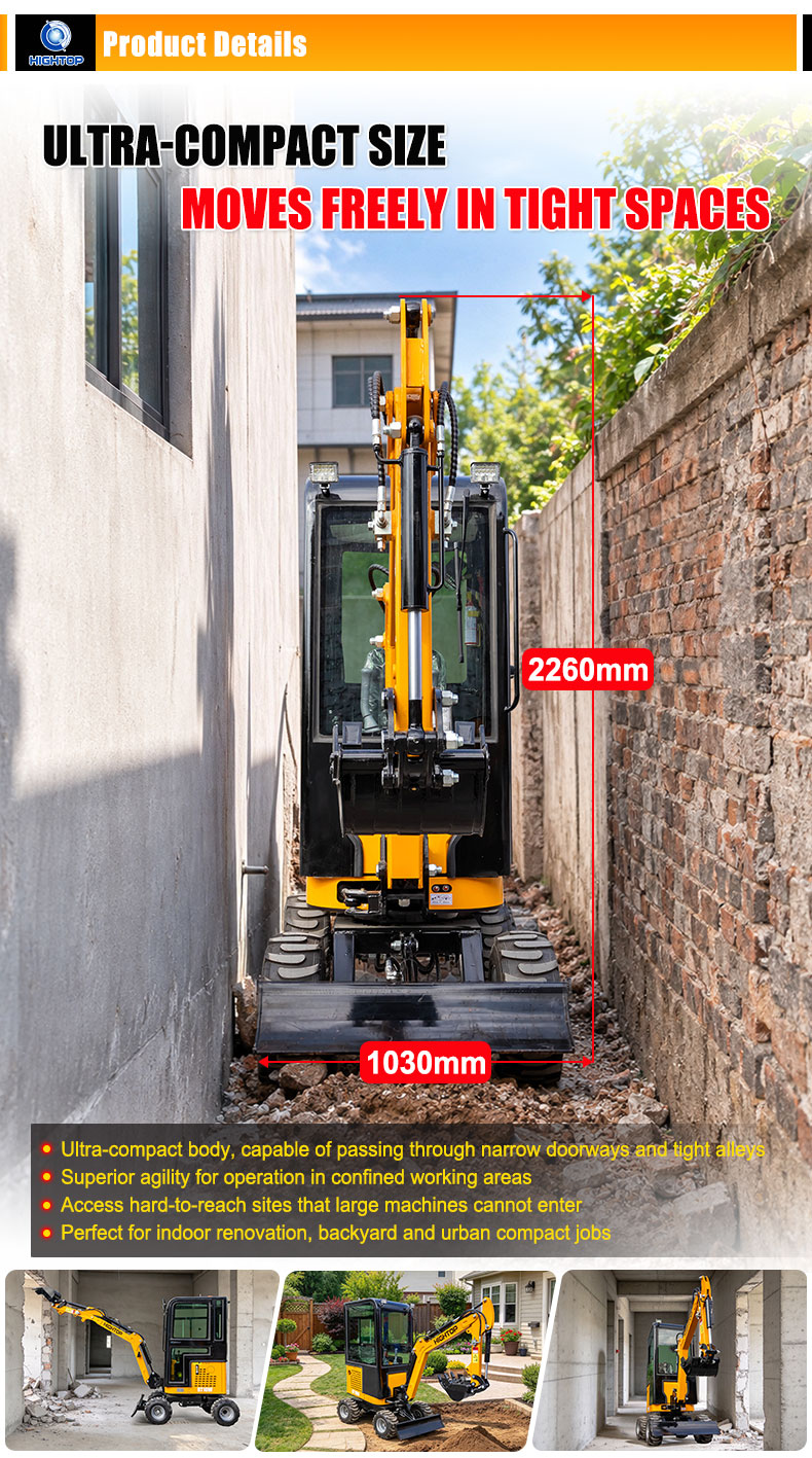 HT-10W Mini Excavator