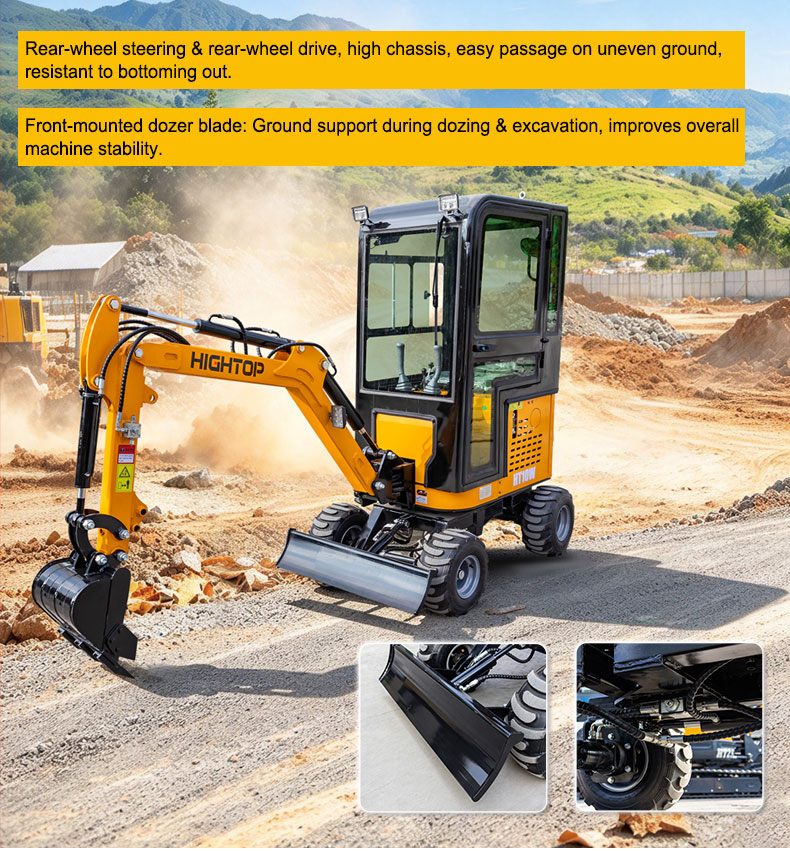 HT-10W Mini Excavator